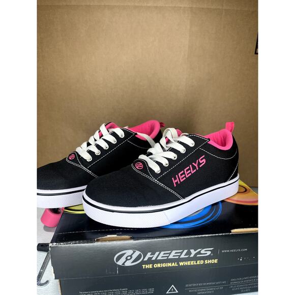 Heelys  He100760h Women's 6 Black White pink - Picture 1 of 6